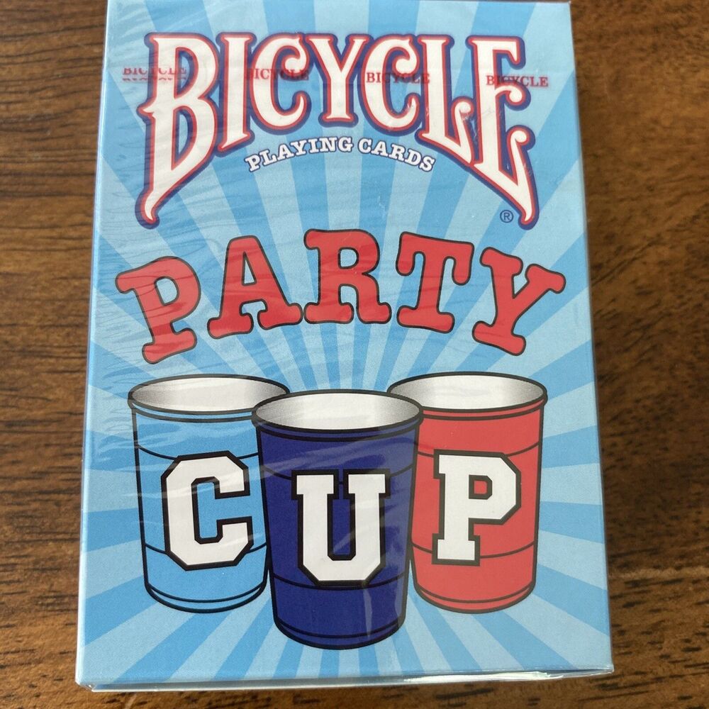 Poker Size Deck BICYCLE Playing Cards Sealed PARTY CUP New Game